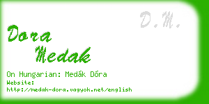 dora medak business card